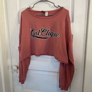 Divided H&M Long Sleeve Crop Top